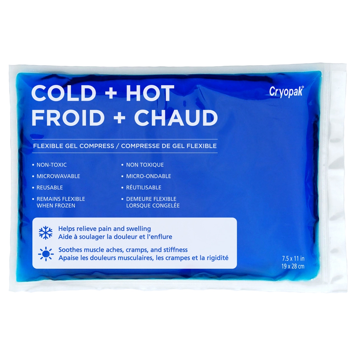 Hot and Cold 20 oz Flexible Gel Compress Hot and Cold 20 oz Flexible Gel Compress