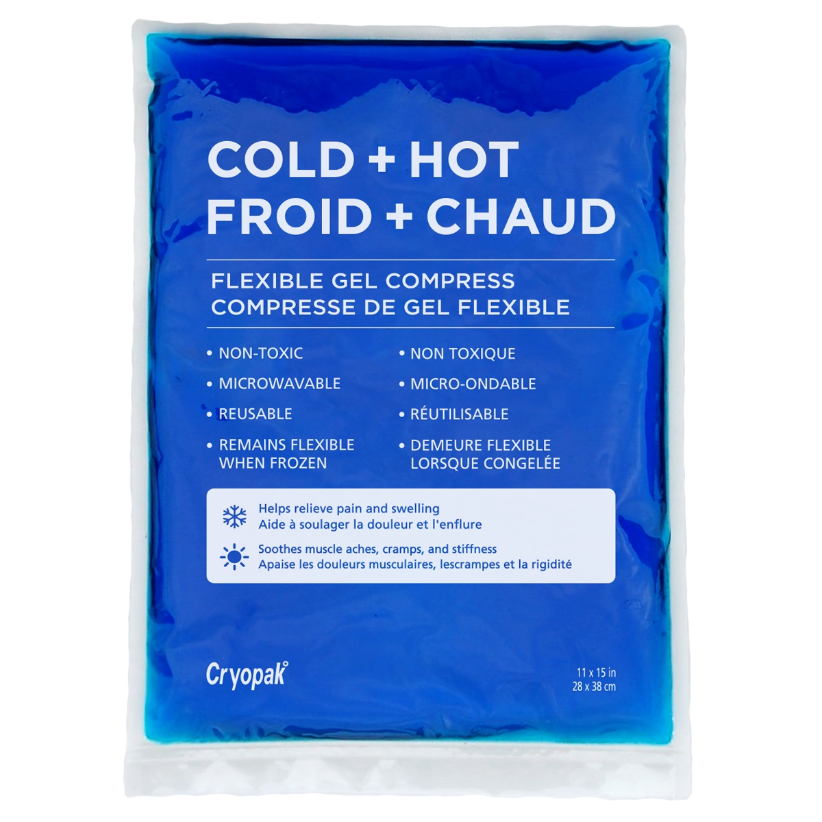 Hot and Cold 48 oz Flexible Gel Compress Hot and Cold 48 oz Flexible Gel Compress